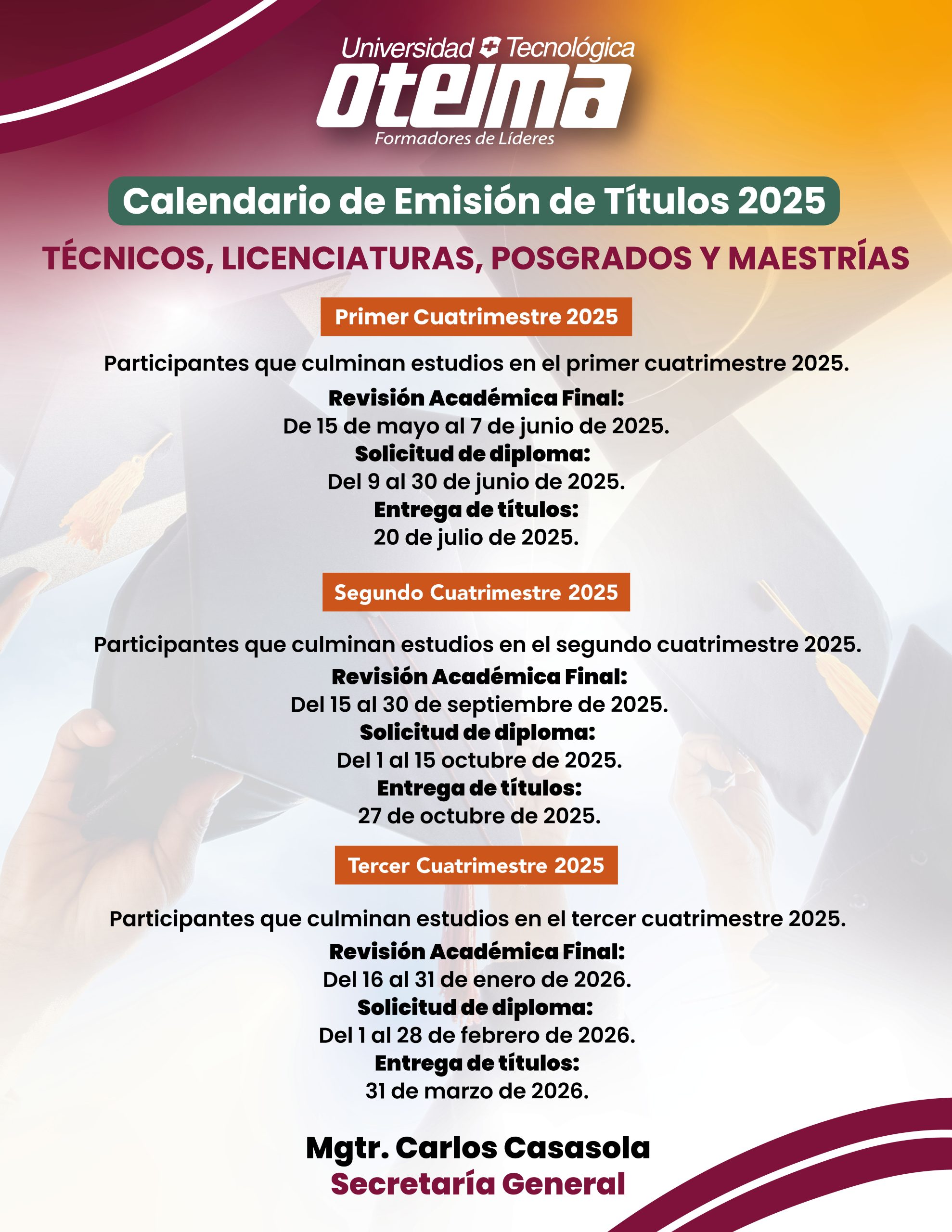 CALENDARIO-DE-ENTREGA-DE-DIPLOMAS-2025 CALENDARIO-DE-ENTREGA-DE-DIPLOMAS-2025